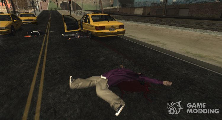 The corpses for a long time remain in place for GTA San Andreas