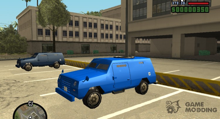 FBI Truck Civil Paintable by Vexillum for GTA San Andreas