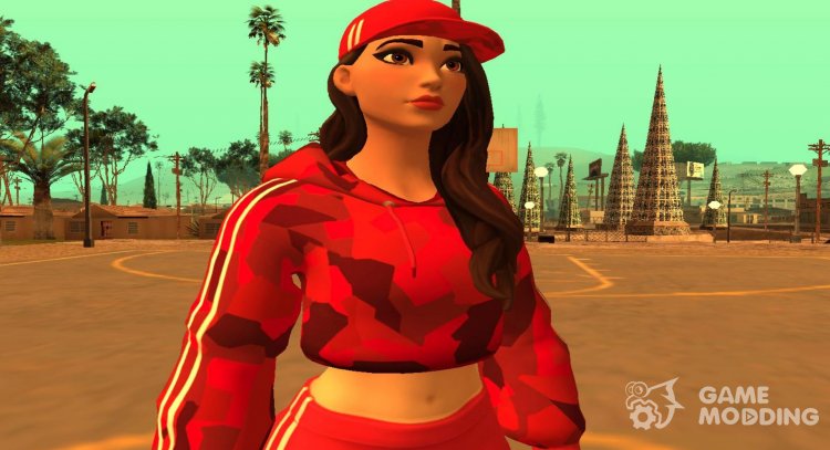 Fortnite Street Fashion Red (Ruby) for GTA San Andreas