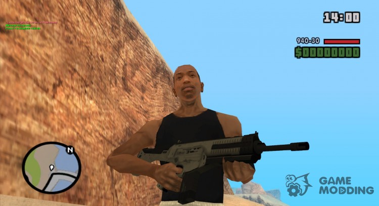 ARX-160 Assault Rifle from COD Ghosts para GTA San Andreas