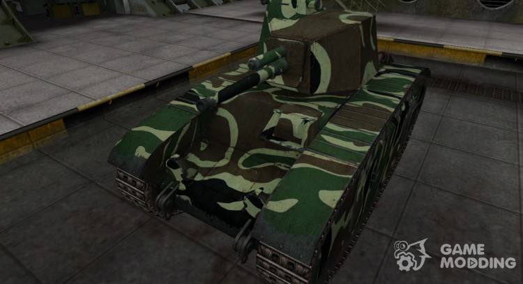 El skin con el camuflaje para BDR G1B para World Of Tanks