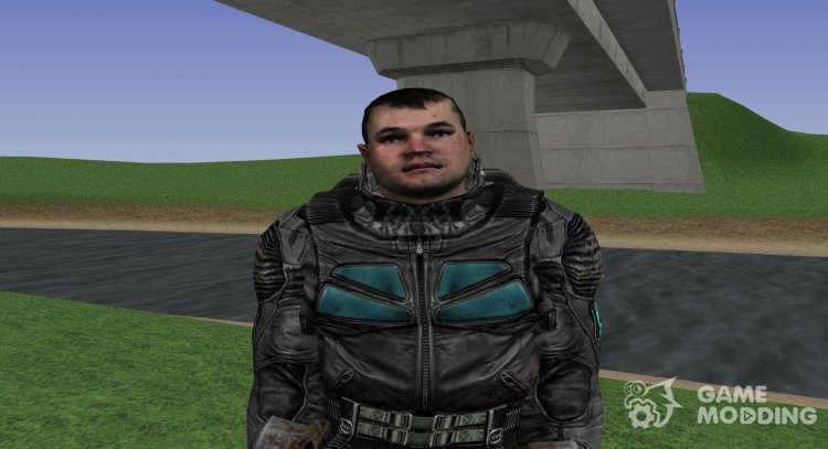 Miembro de la agrupación Toque con un aspecto único de S. T. A. L. K. E. R. v.1 para GTA San Andreas