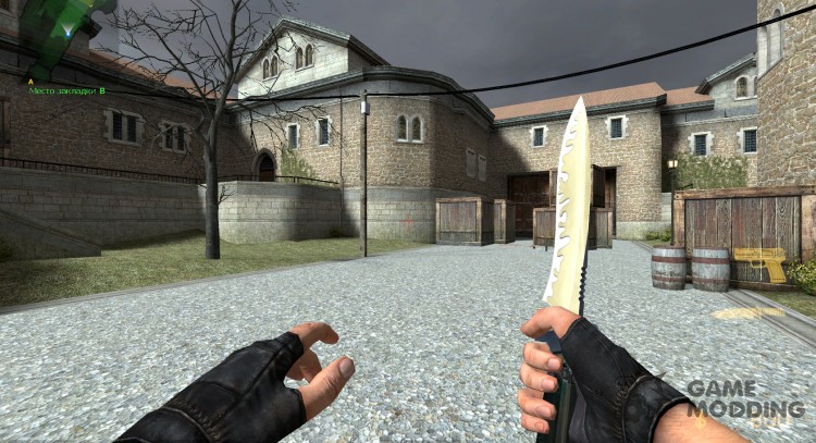 El oro y la plata cuchillo para Counter-Strike Source