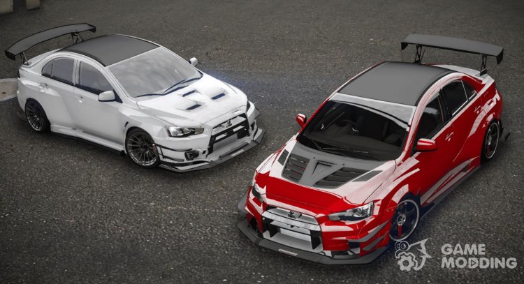 Mitsubishi Lancer Evolution X Edición Final para GTA 5