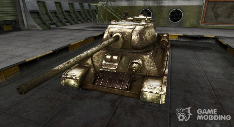 Remodeling for tank t-34-85 with tanker for World Of Tanks