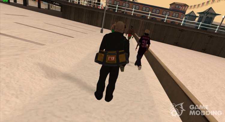 HD bags of GTA V for GTA San Andreas