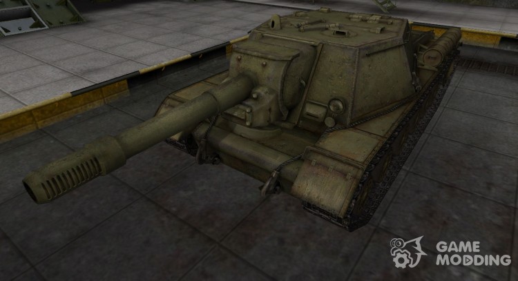 La piel para el su-152 en расскраске 4БО para World Of Tanks