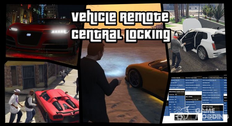 Vehicle Remote Central Locking 2.1.1 for GTA 5