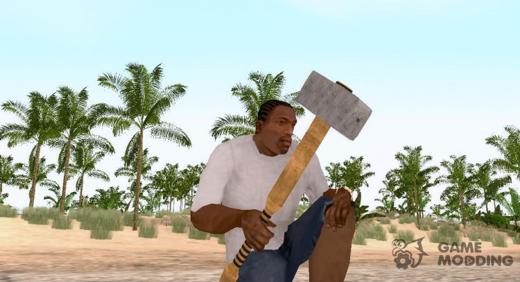 New bat-Sledgehammer for GTA San Andreas