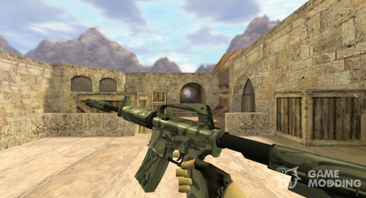 M4A1 Dark water for Counter Strike 1.6
