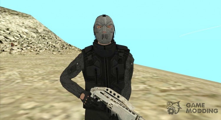 Парень в маске GTA Online для GTA San Andreas