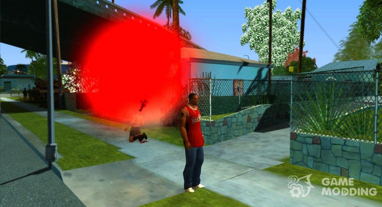 Passers-by exploding brains for GTA San Andreas