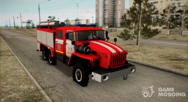 Ural 4320 Bombero para GTA San Andreas