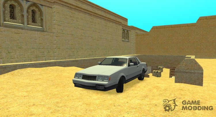 Sabre with rotating steering wheel for GTA 4