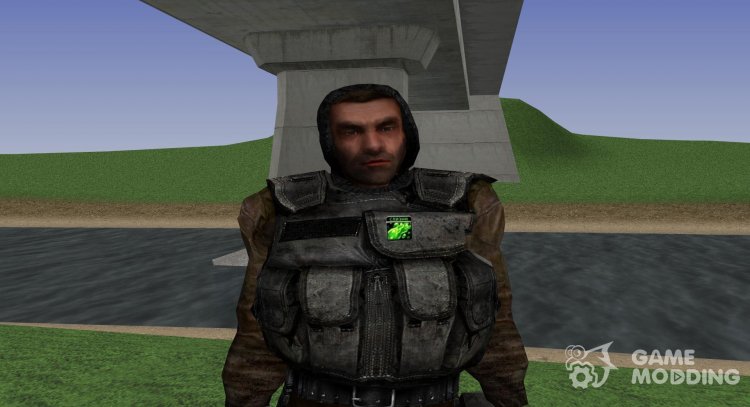 Miembro de la agrupación babosas Negras de S. T. A. L. K. E. R. v.4 para GTA San Andreas