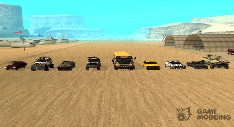 Машины для зомби апокалипсиса v3 для GTA San Andreas