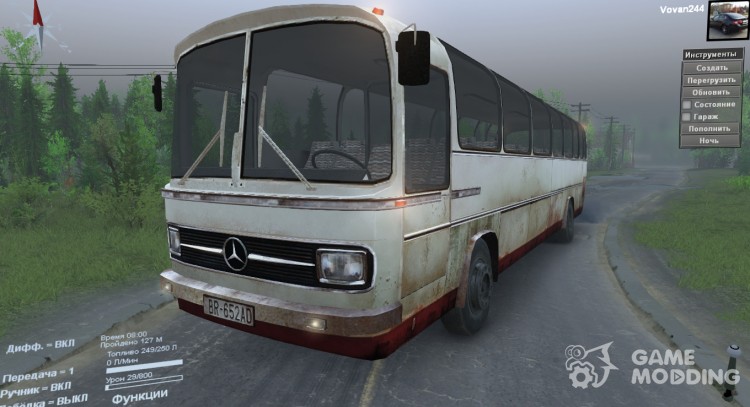 Mercedes-Benz O302 for Spintires 2014
