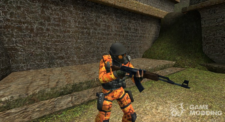 orange camo for Counter-Strike Source