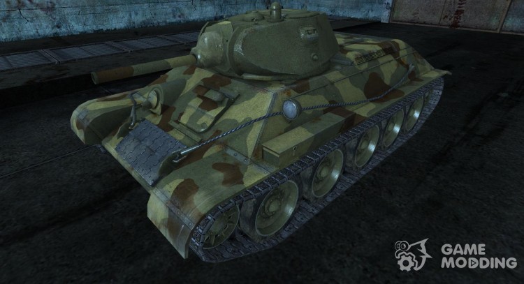 Piel para t-34. tanque 63 brigada. para World Of Tanks