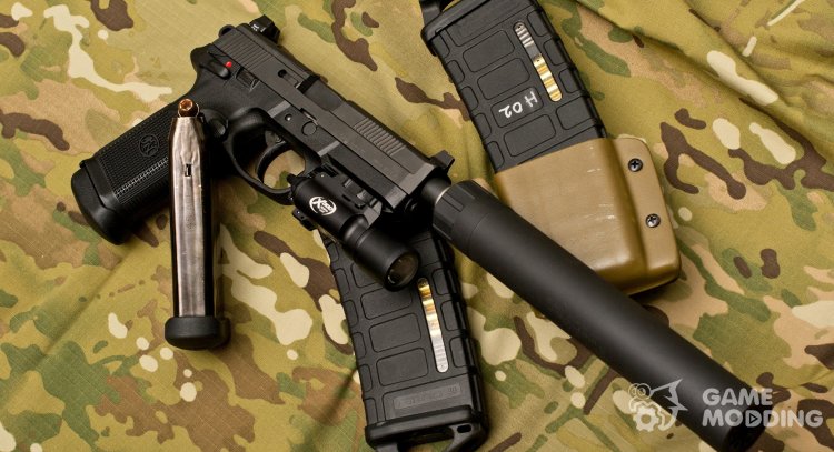 Пистолет С Глушителем Звук Мод В1 для GTA San Andreas