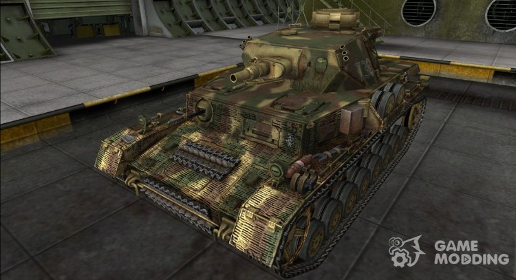 The skin for the Pz IV 240 GH for World Of Tanks