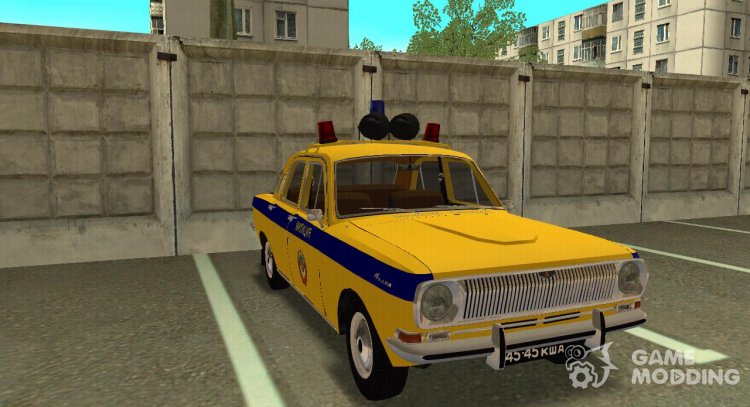 GAZ-24 Volga Police/traffic police of the USSR for GTA San Andreas