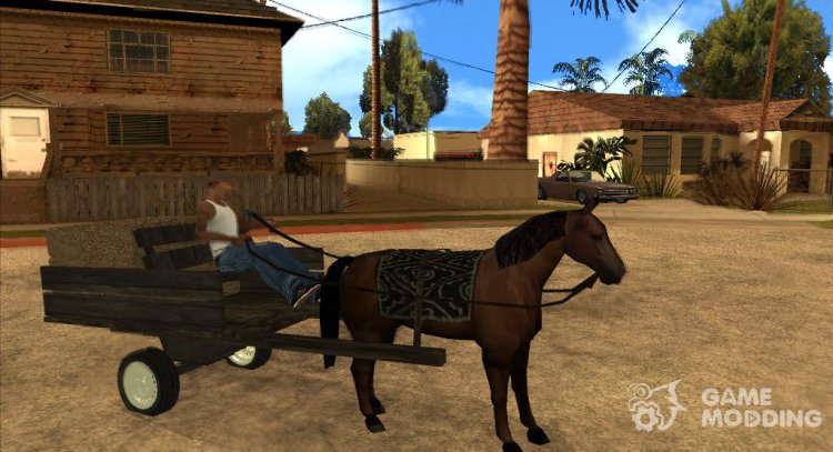The chaise and horse for GTA San Andreas