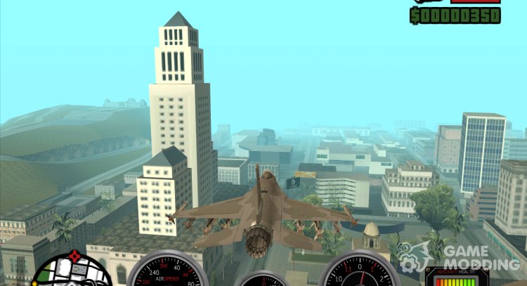 Авиационные приборы V.2 для GTA San Andreas