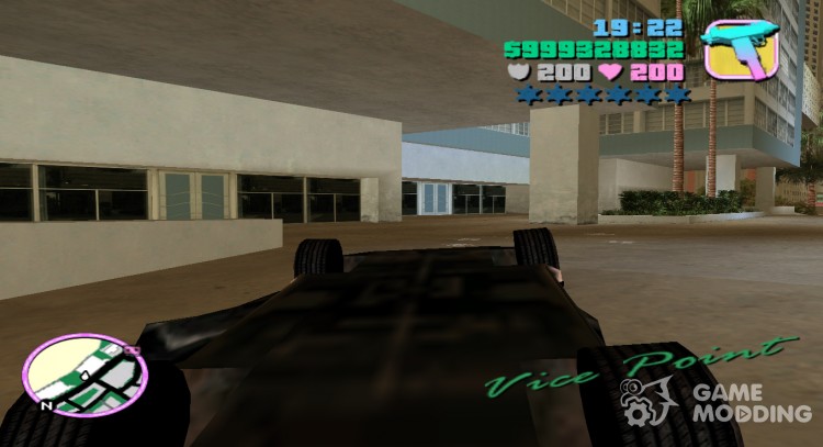 Overturned cars don't burn for GTA Vice City