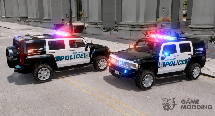 Hummer H3X 2007 LC Police Edition [ELS] для GTA 4