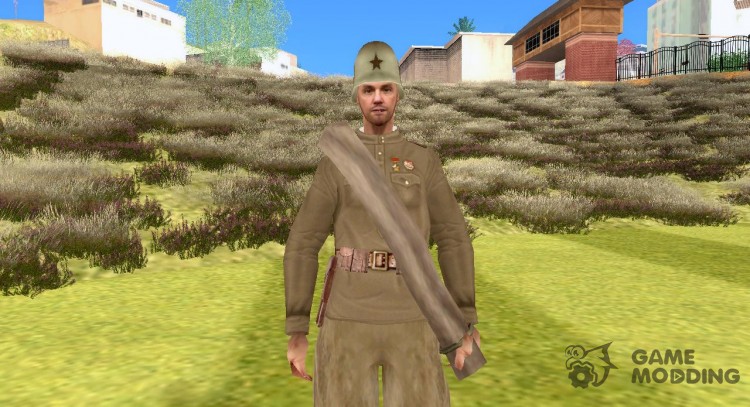 Советский воин для GTA San Andreas