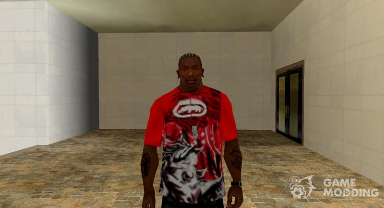 Ecko Unltd T-shirt red для GTA San Andreas