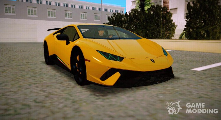 Lamborghini LP640 Performante Huracan-2017 4 Wheel style 1 for GTA San Andreas