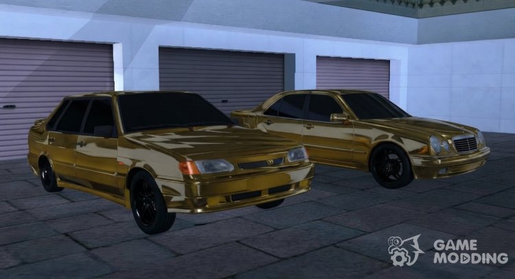 VAZ 2115 Gold Azelow Style (Azerbaijan Avtosh) for GTA San Andreas