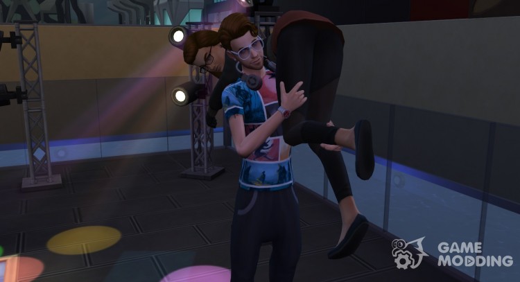 La postura de amor para Sims 4