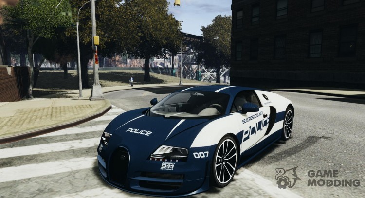 Bugatti Veryon SS COP for GTA 4