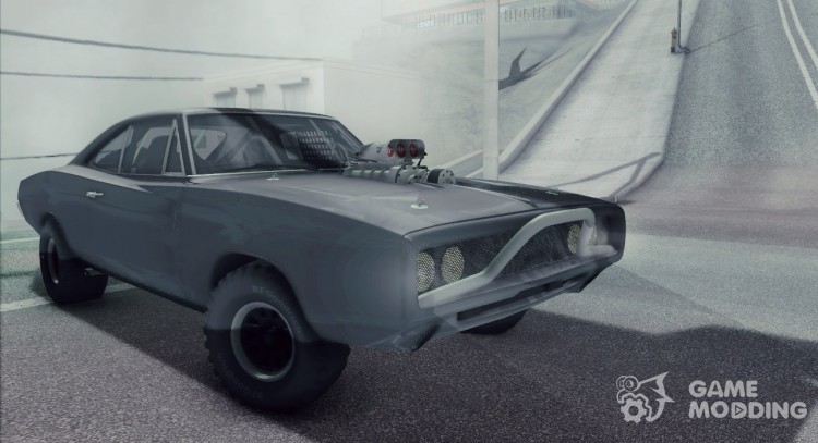 Dodge Charger Black Phantom для GTA San Andreas