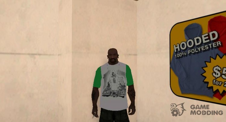 Camiseta en el estilo de Rap para GTA San Andreas
