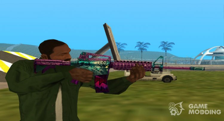 SFPH Playpark/Ghost M4A1 for GTA San Andreas