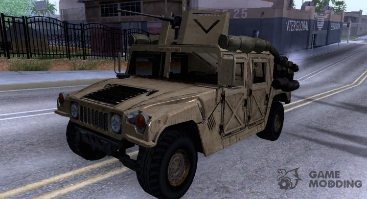 Hummer HMMWV w/mounted Cal.50 для GTA San Andreas