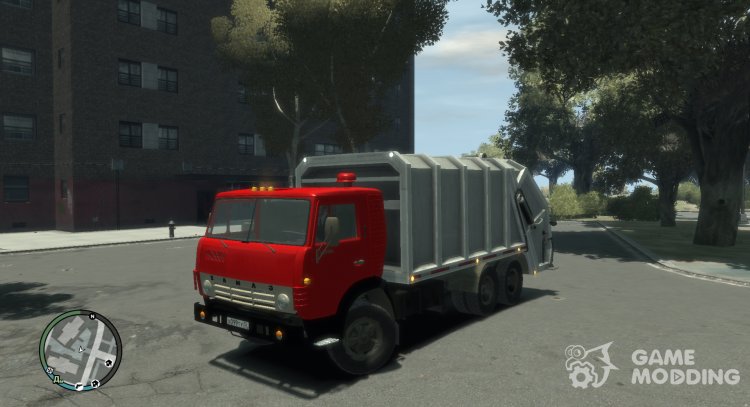 KamAZ 5410 Garbage Truck for GTA 4