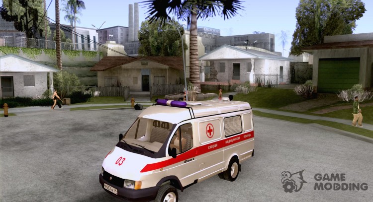 Ambulancia de gacela 2705 para GTA San Andreas