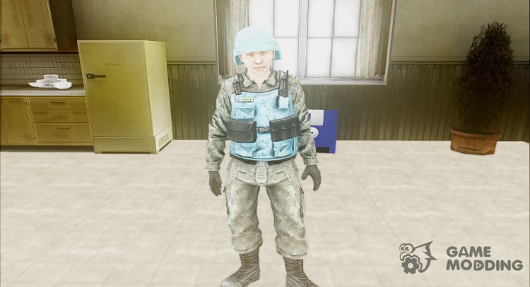 UN peacekeeper (Postal 3) for GTA San Andreas