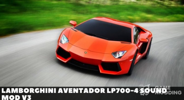 Lamborghini Aventador LP700-4 Sound Mod v3 for GTA San Andreas