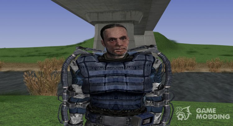 Miembro de la agrupación la Tormenta con un aspecto único de S. T. A. L. K. E. R v.2 para GTA San Andreas