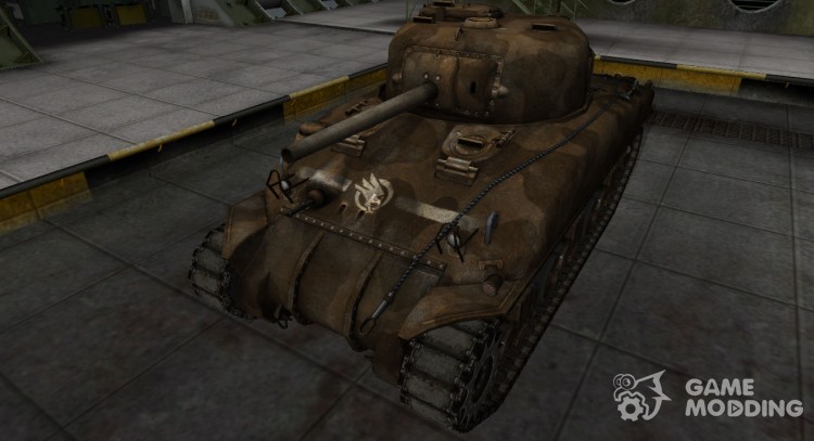 El skin al estilo de C&C GDI para el M4 Sherman para World Of Tanks