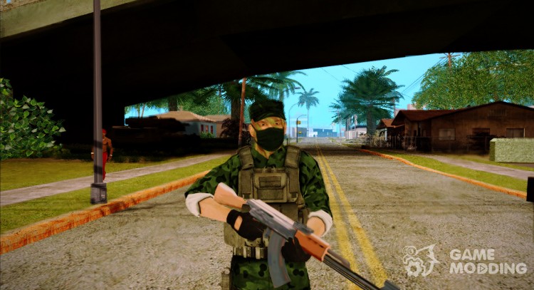 Армеец в маске для GTA San Andreas