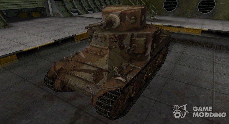 La piel de américa del tanque M2 Medium Tank para World Of Tanks