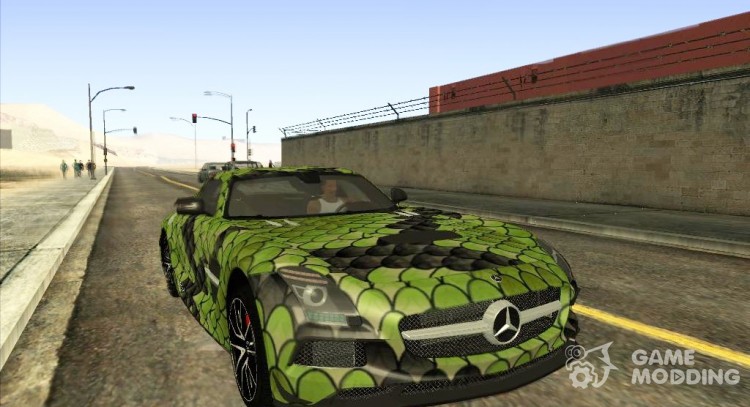El Mercedes-Benz SLS AMG Snake para GTA San Andreas