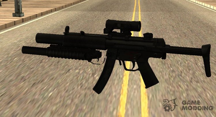 MP5SD with Grenade Launcher for GTA San Andreas